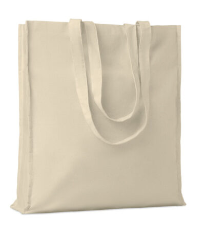 Shopper in cotone c/soffietto