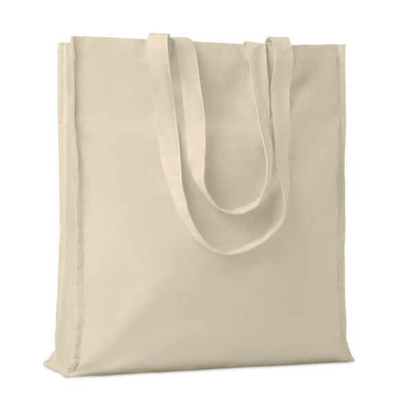 Shopper in cotone c/soffietto