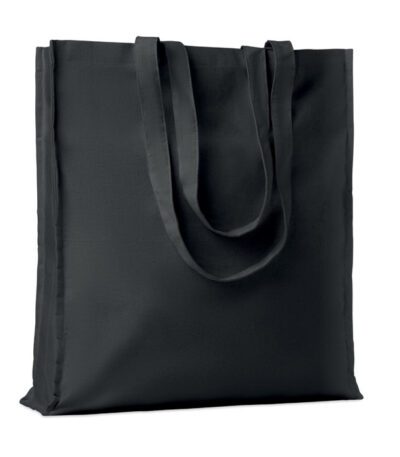 Shopper in cotone c/soffietto