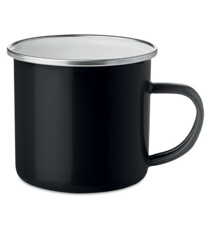 Tazza di metallo smaltato