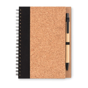 Notebook in sughero c/penna