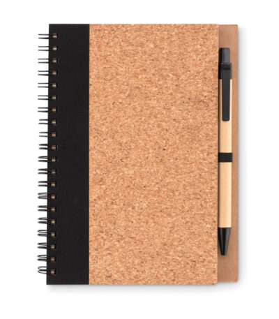 Notebook in sughero c/penna