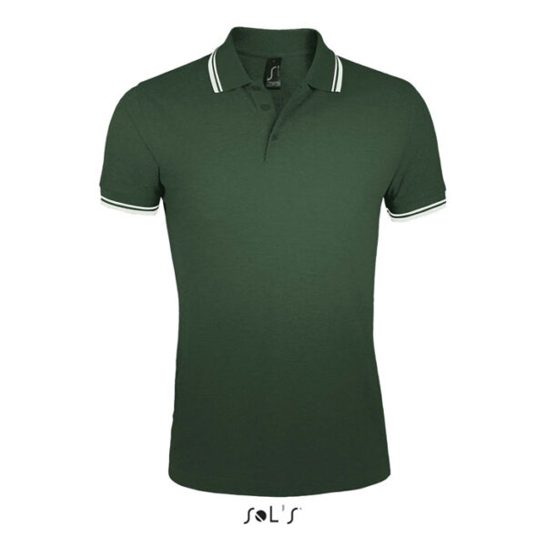 Forest green/white