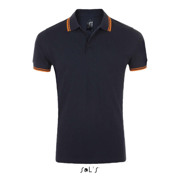 Blu scuro/arancione chiaro