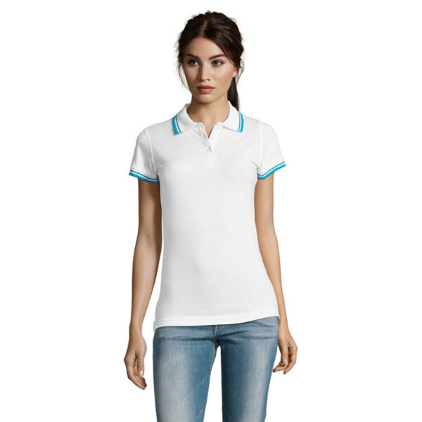 White/aqua