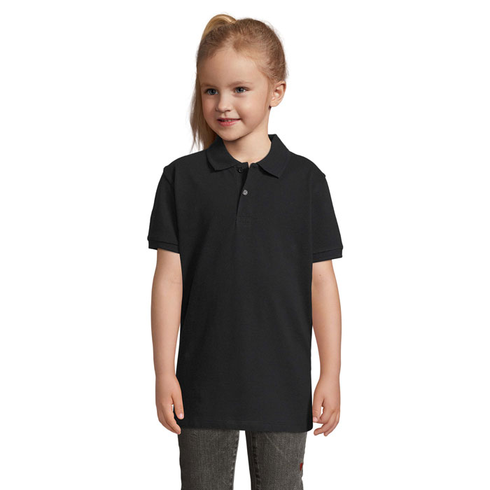 s02948-bk Perfect kids polo 180g