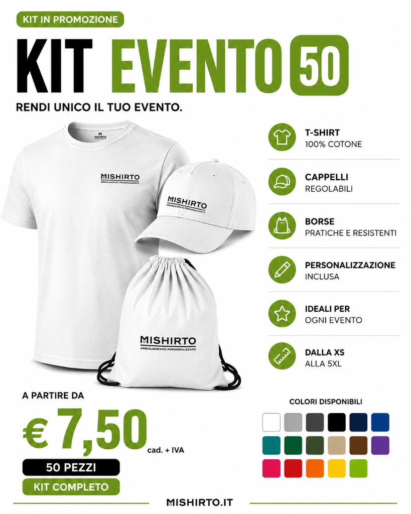 Kit Evento 50 - Kit in promozione Kit Evento 50 - immagine 1