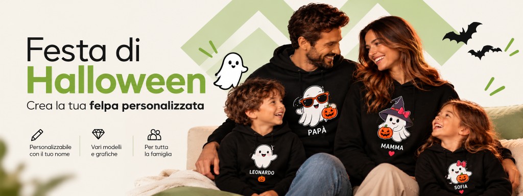 Festa di Halloween: crea la tua felpa personalizzata